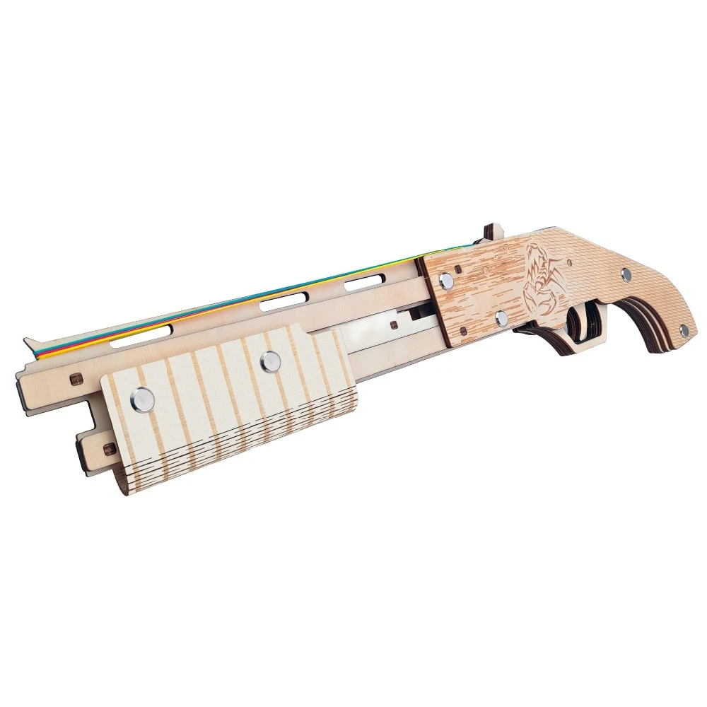 DIY Wooden Rubber Band Shotgun