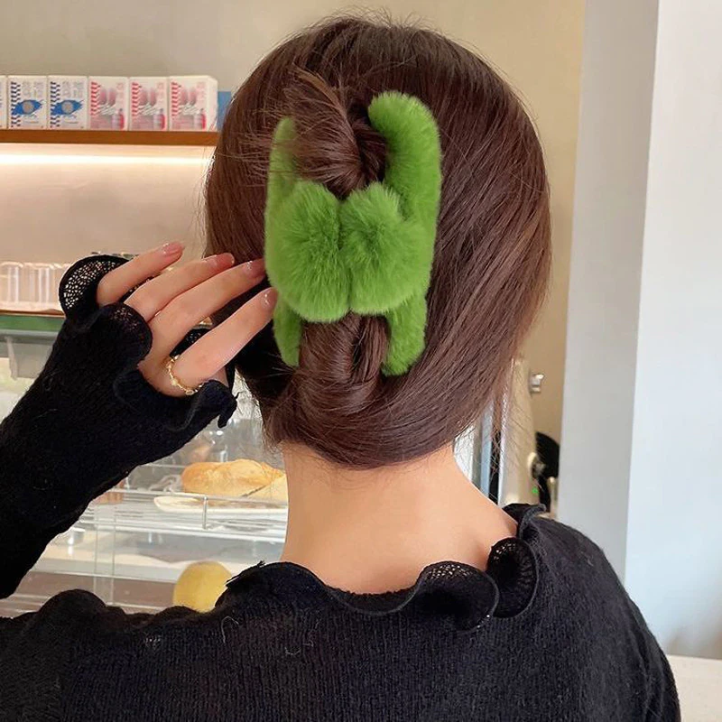 Plush Hair Claw
