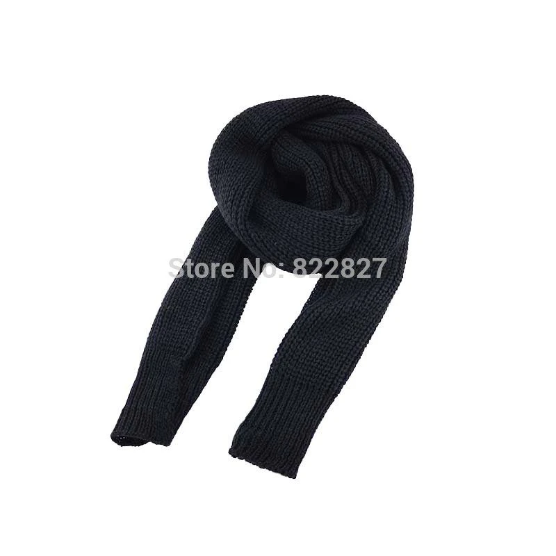 Mens Black Scarf