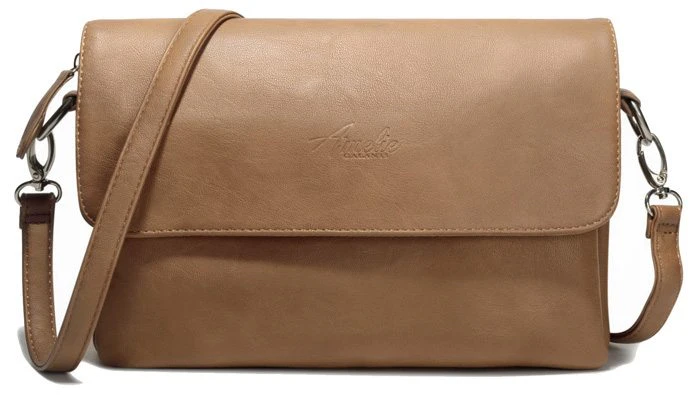 Classic Tan Leather Shoulder Bag