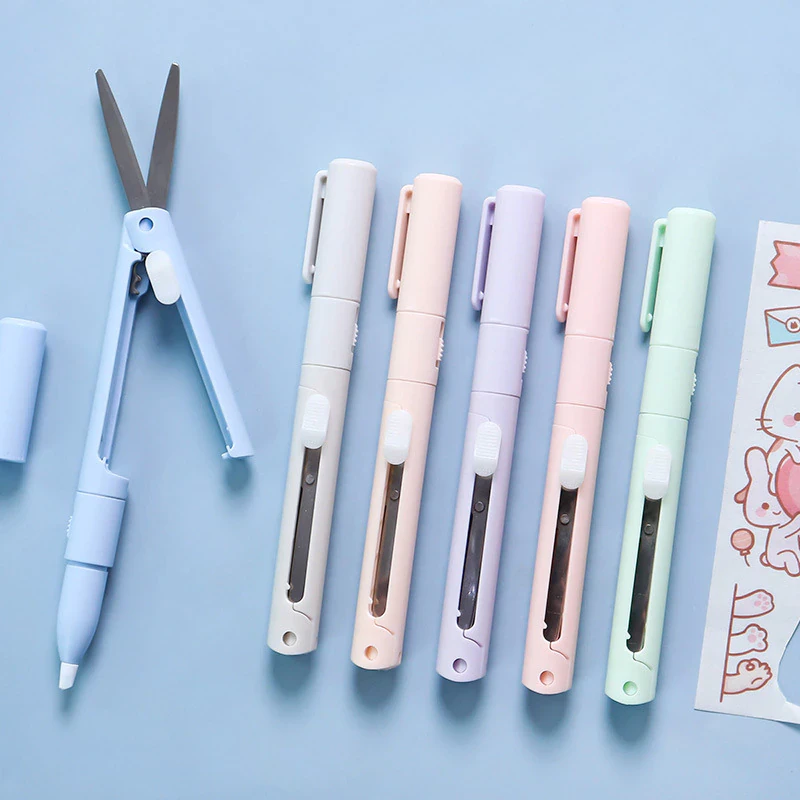 Folding Scissor Pen Blade