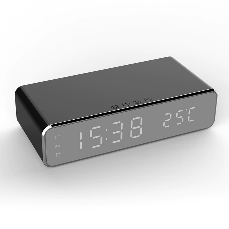 Wireless Charging LED Alarm Clock