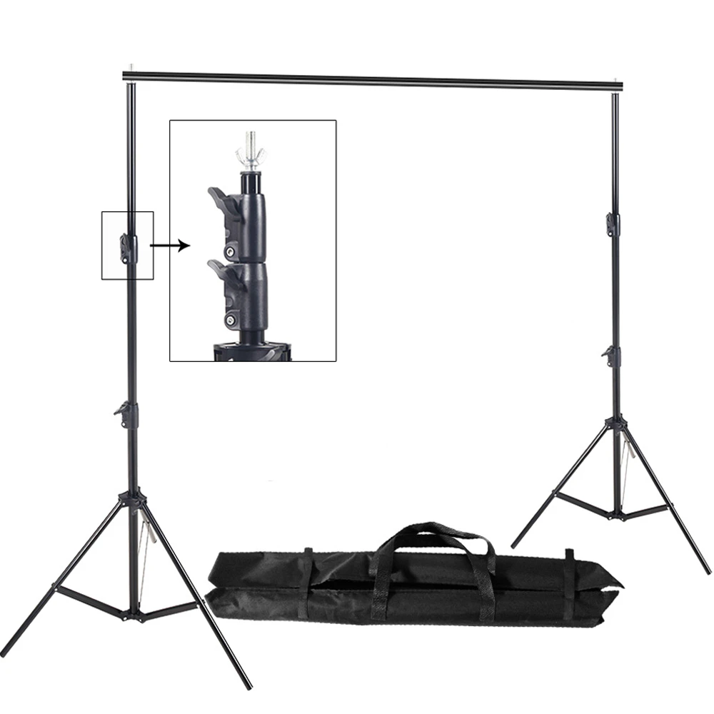10ft Photography and Video Backdrop with Carry Bag