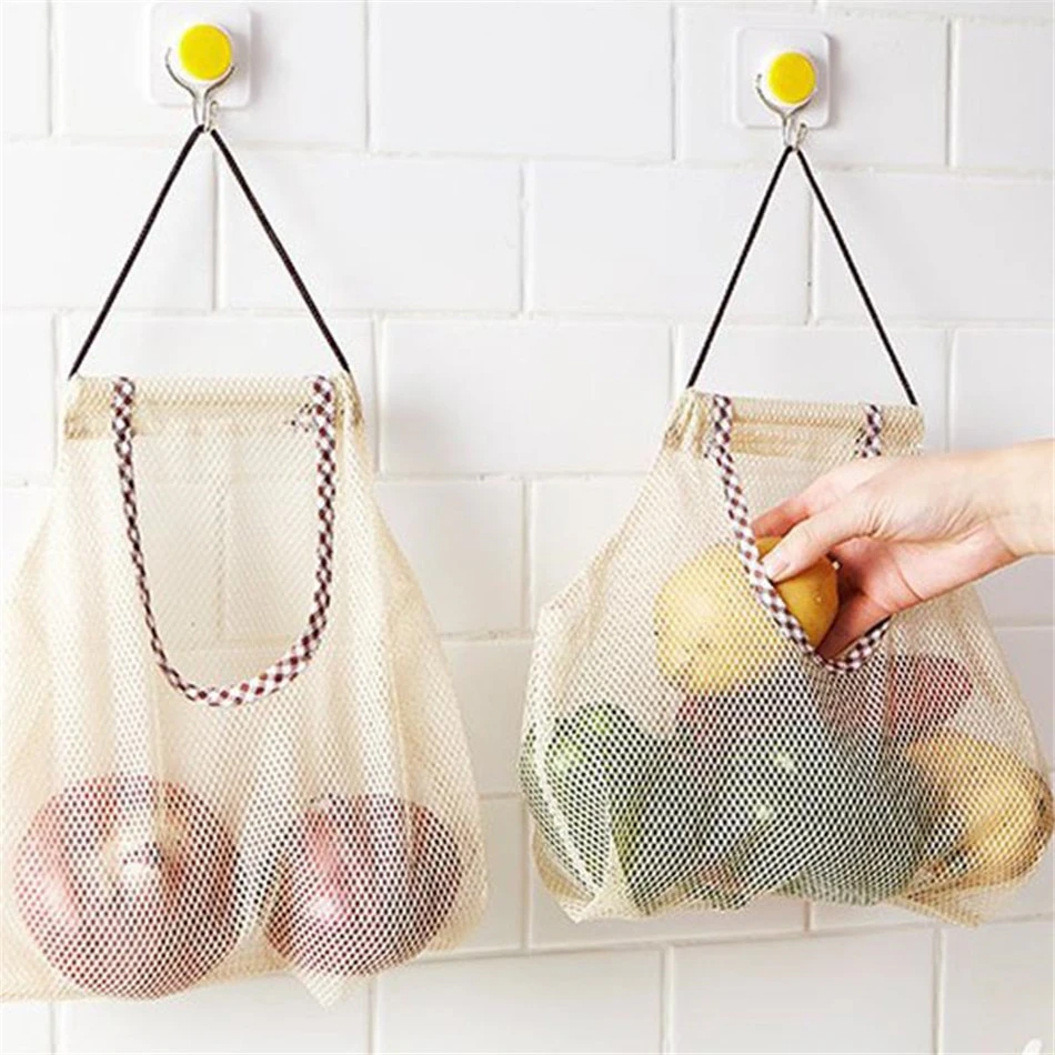 Hanging Mesh Bag Wall Storage