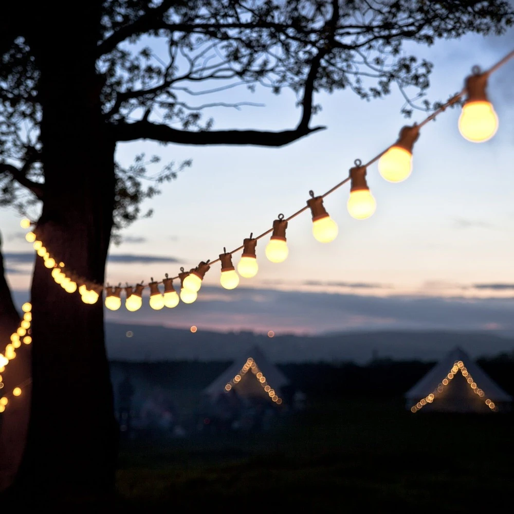 15m Outdoor LED String Lights