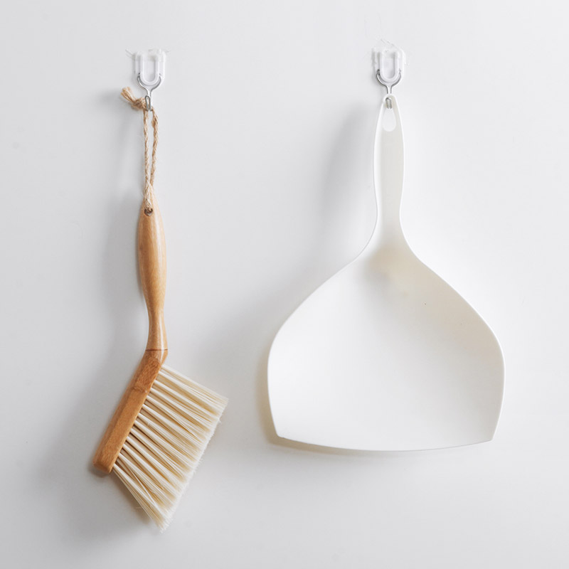 Wood Brush and Shovel