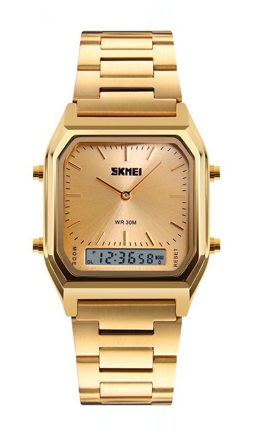 Retro Dual Time Wristwatch