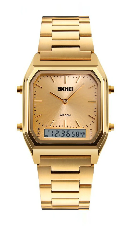 Retro Dual Time Wristwatch