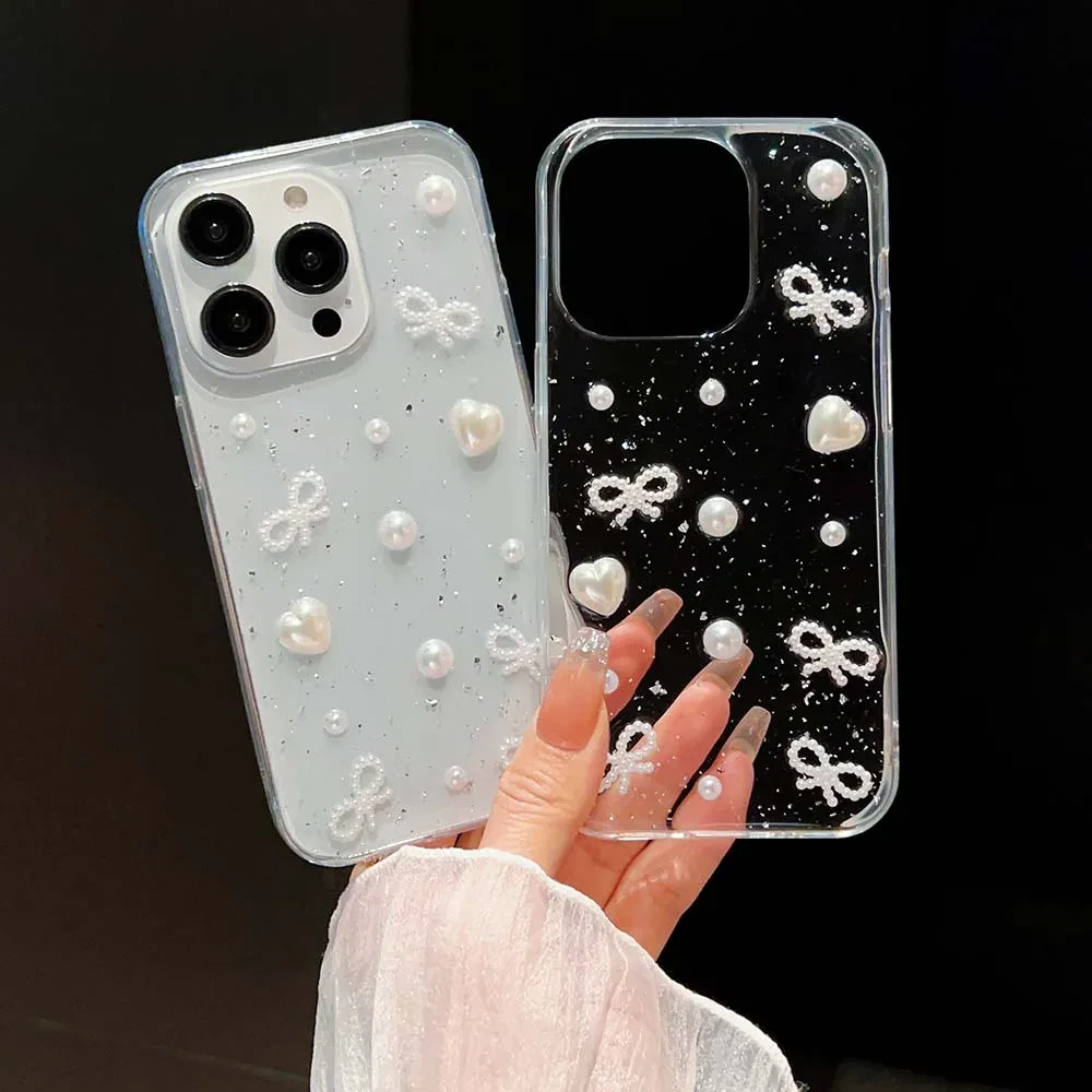 Pearl Bow Phone Case