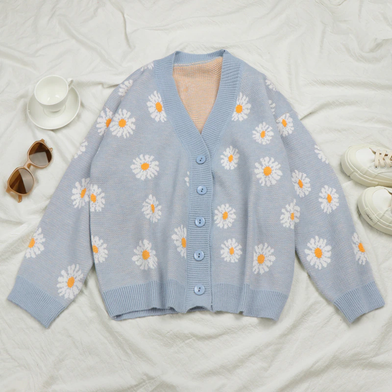 Spring Daisy Cardigan