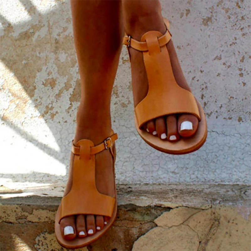 Womens Leather Sandals
