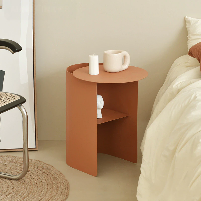 Offset Bedside Table