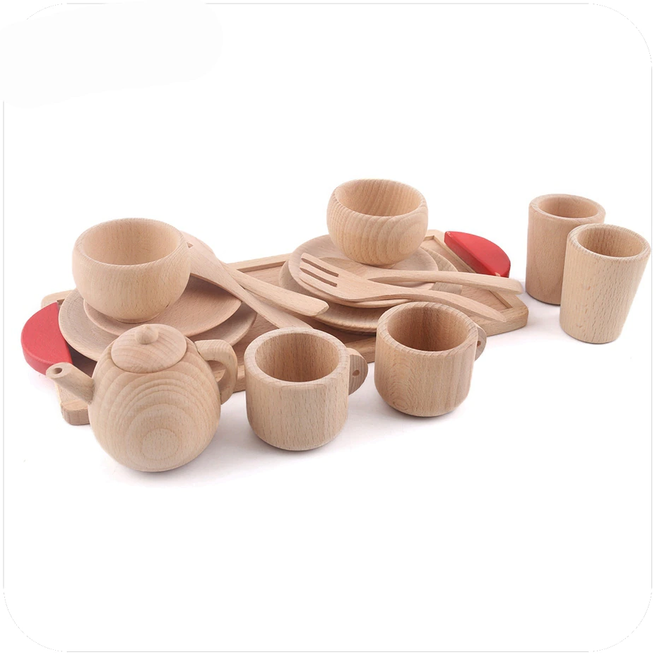 Wooden Kitchen Play Set