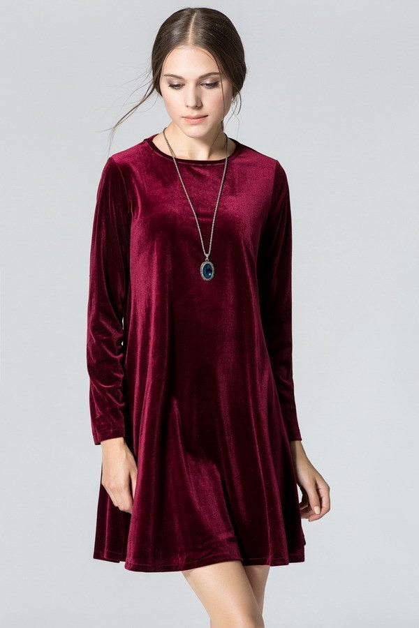 Elegant Velvet Dress