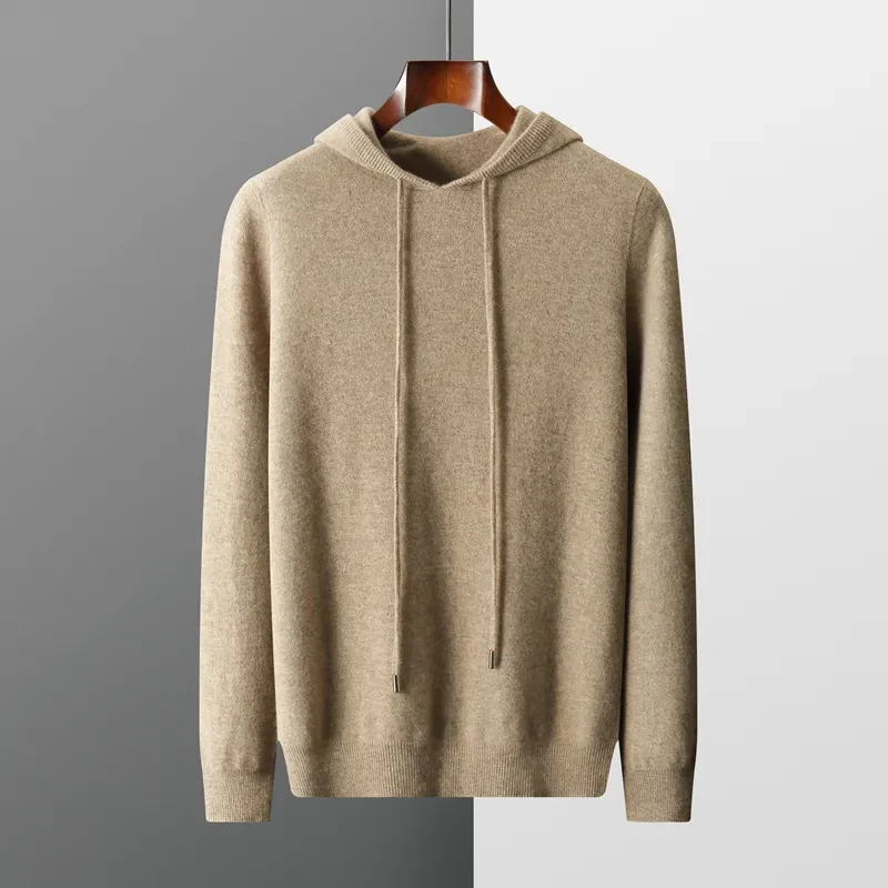 Mens Knitted Hoodie