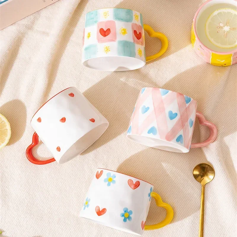 Heart Painted Mug