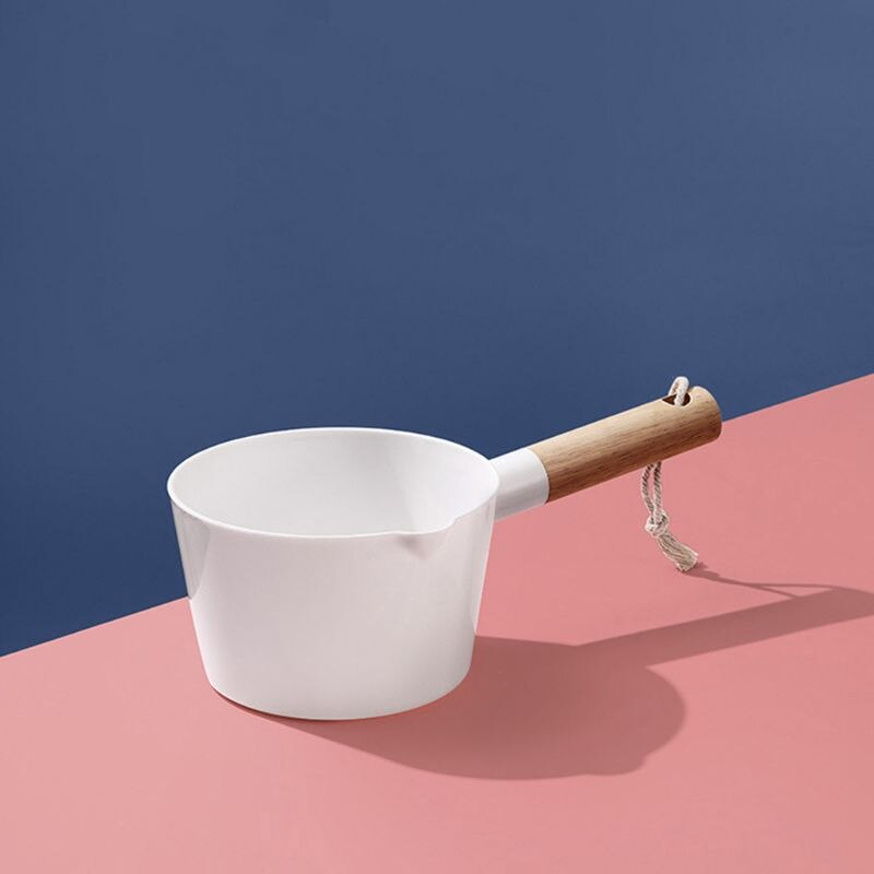 Large Wood Handle Kitchen Scoop