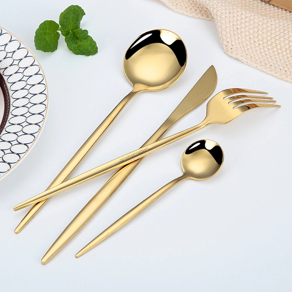 Gold Dinnerware Set
