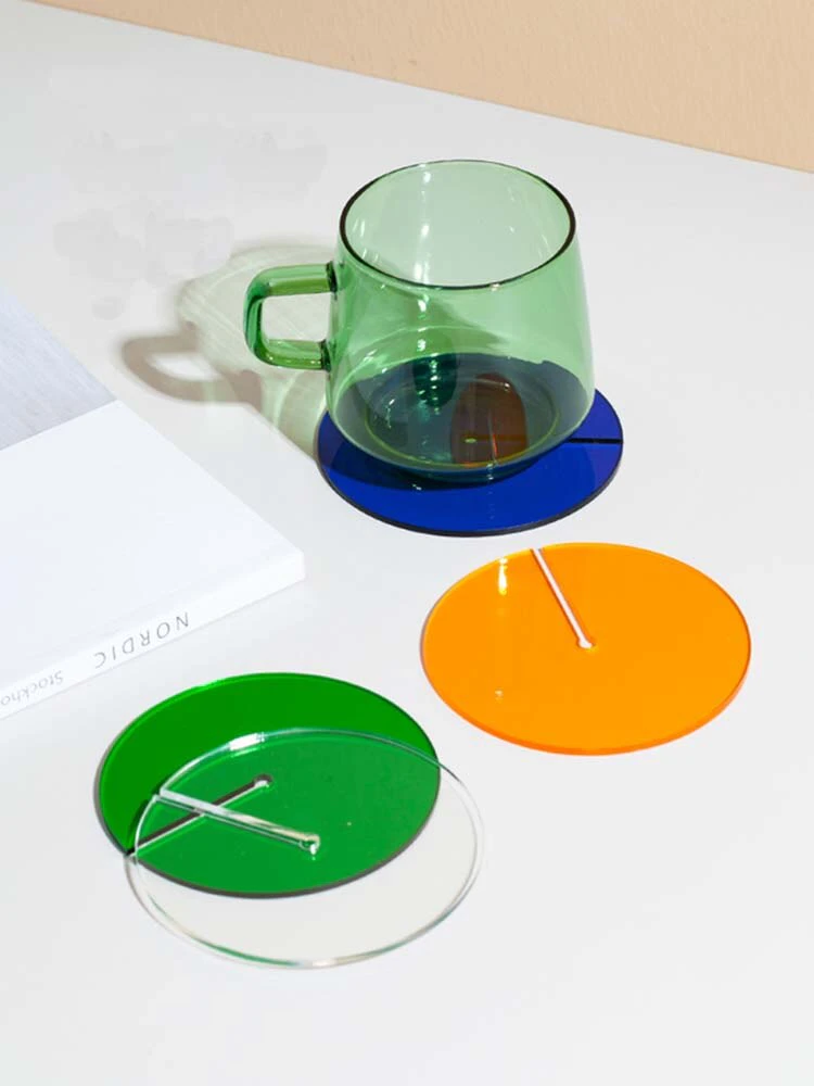 Retro Acrylic Slot Coasters