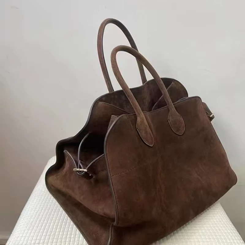 Faux Suede Tote