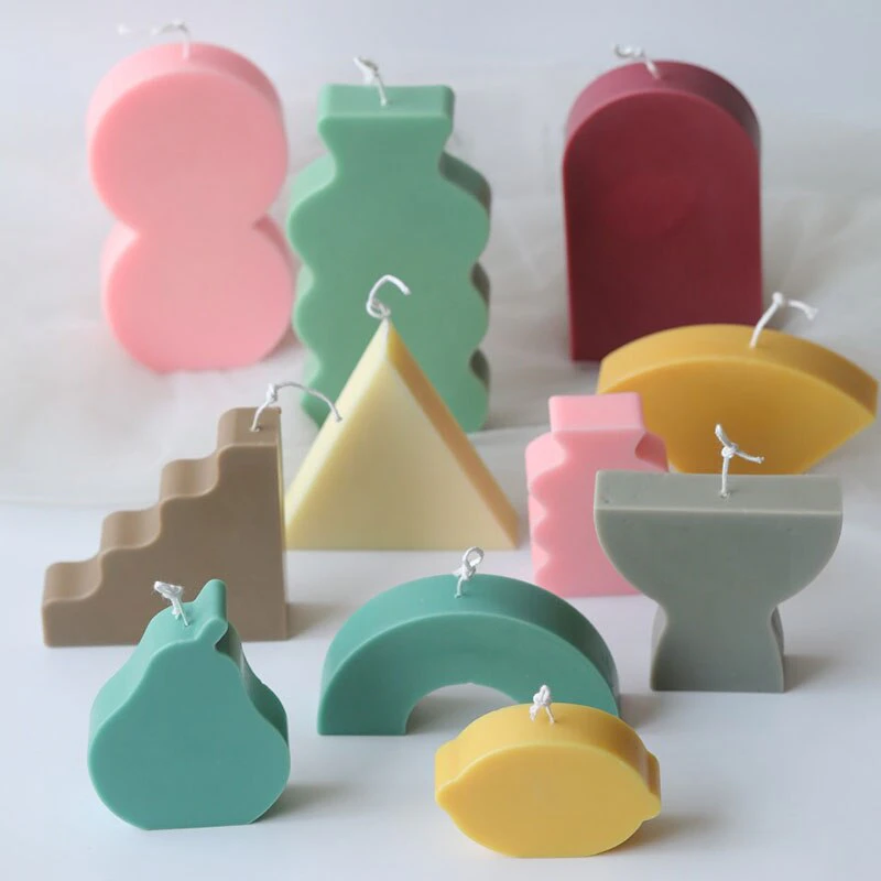 Geometric Silicone Candle Mould