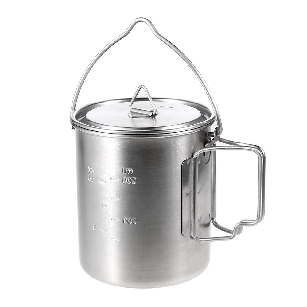 750ml Stainless Steel Camping Pot