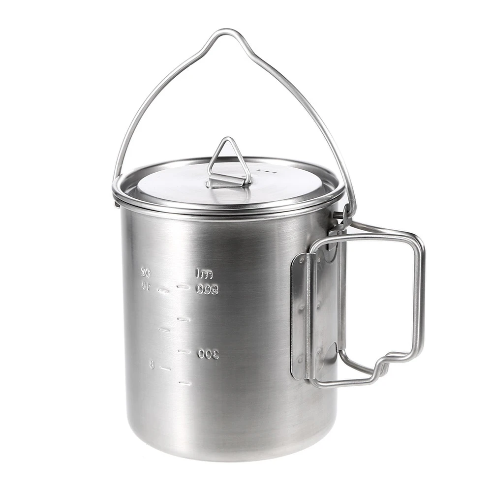 750ml Stainless Steel Camping Pot