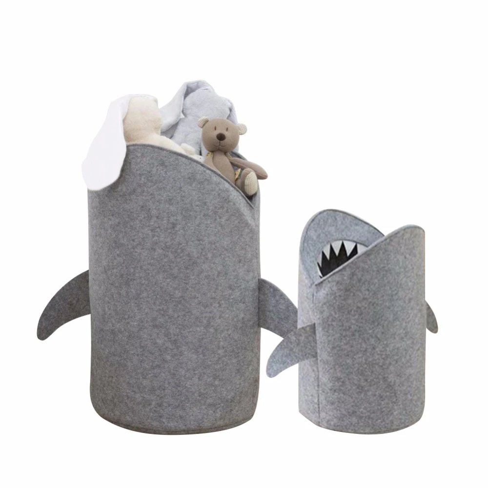 Shark Shaped Kids Toy Storage Basket