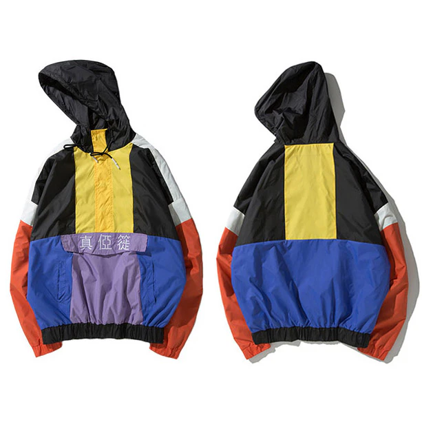 Colour Block Windbreaker