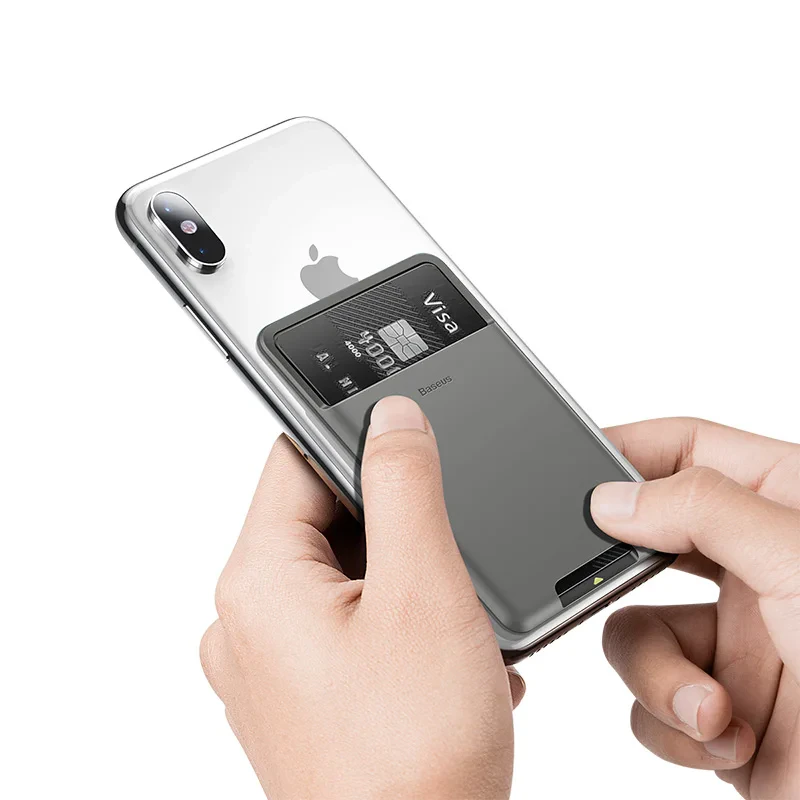 Silicone Phone Card Pouch