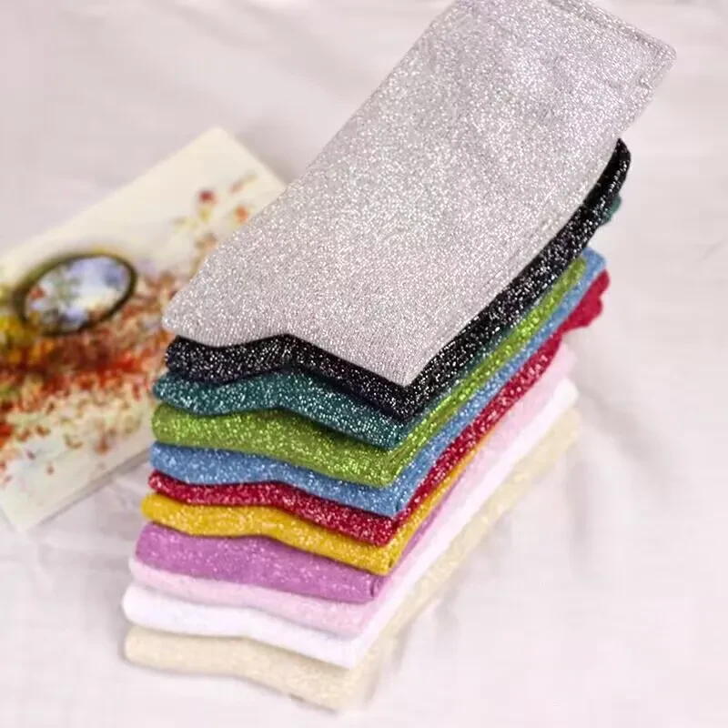 Crew Glitter Socks