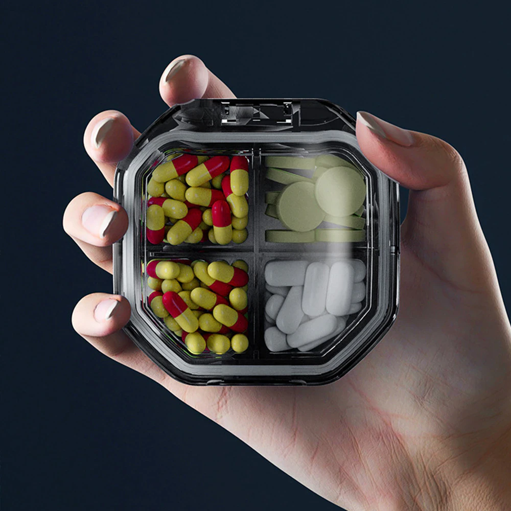 Compact Weekly Pill Organizer