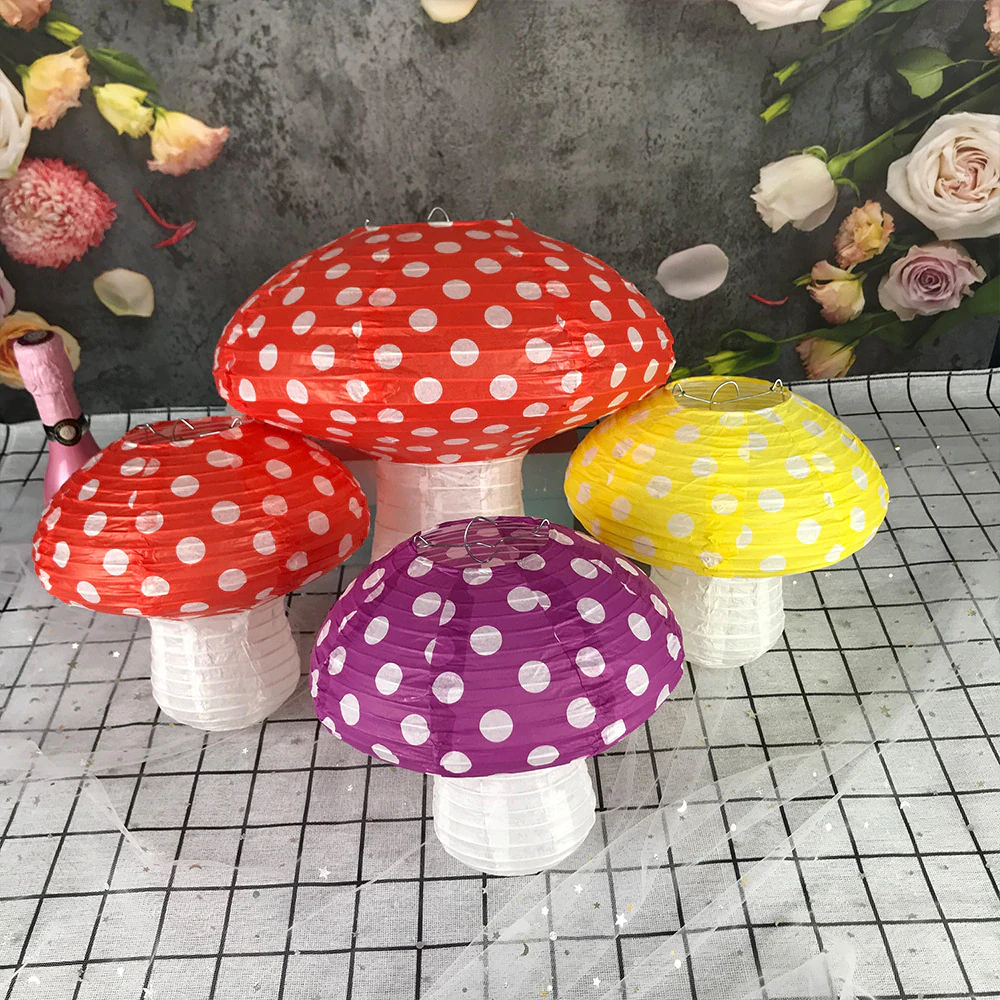 Paper Mushroom Lantern