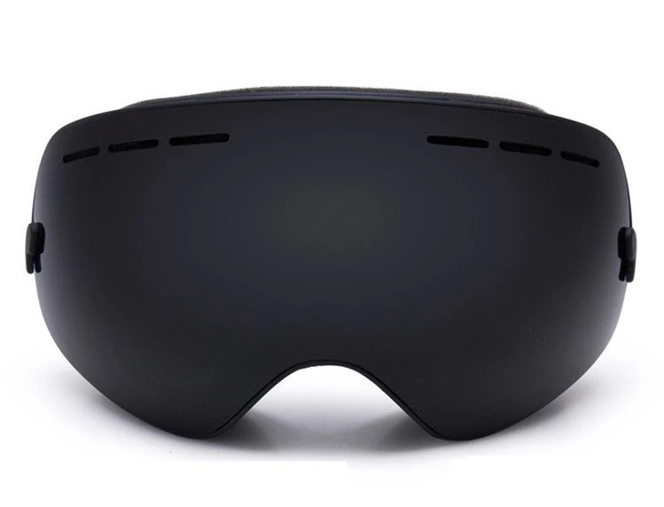 Black Anti-fog Snow Goggles