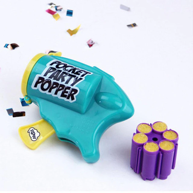 Pocket Party Popper Confetti Gun