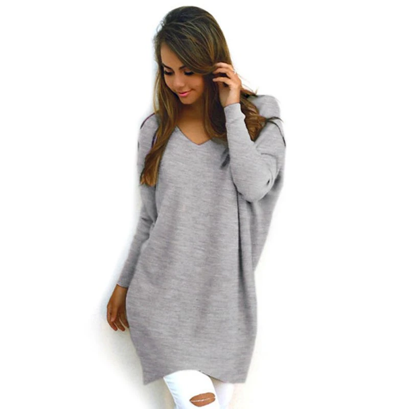 Loose V Neck Pullover