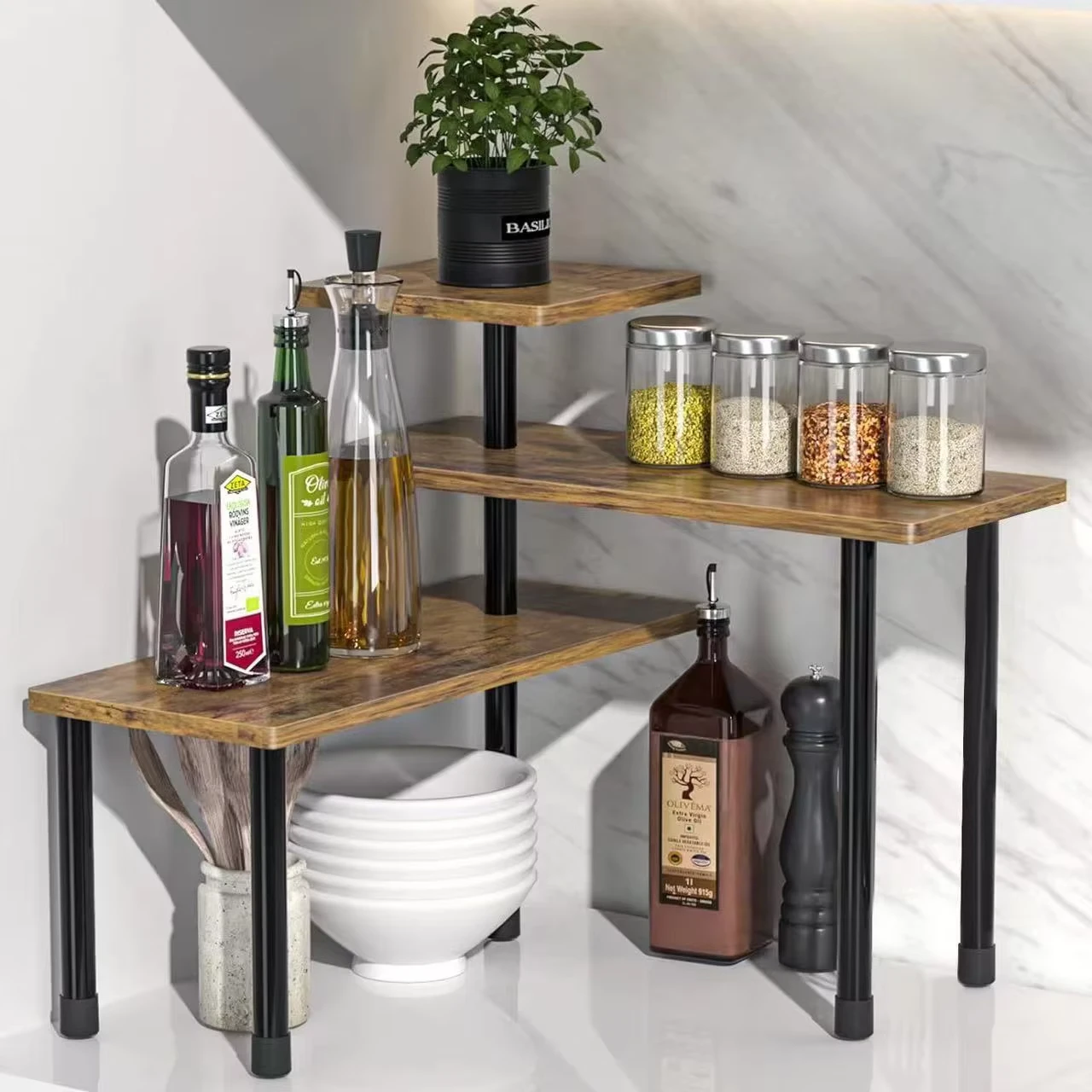 3-Tier Corner Shelf