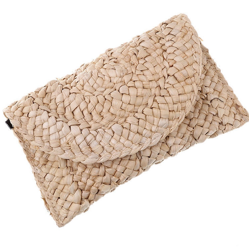Straw Woven Clutch