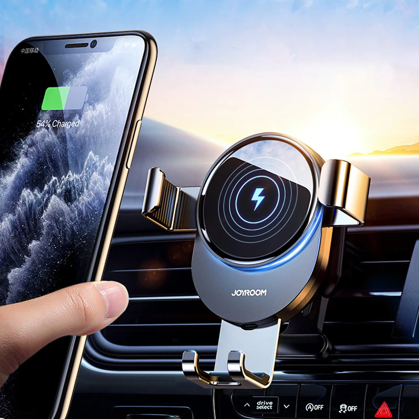 Wireless Charging Car Phone Mount