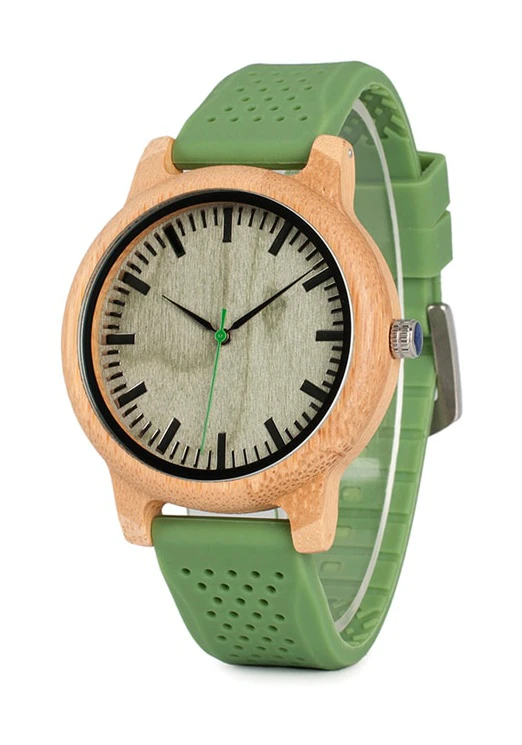 Wood Face Wristwatch