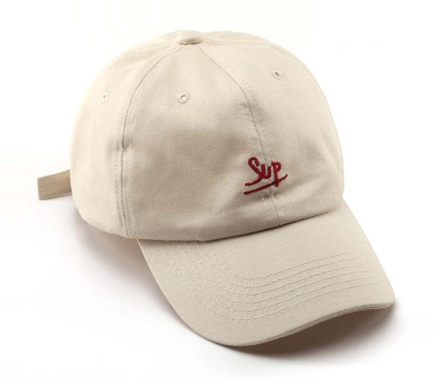 Sup Embroidered Simple Dad Cap