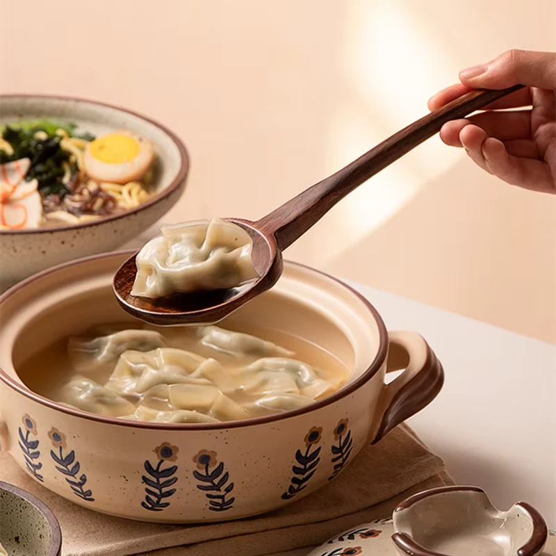 Long Handle Wooden Spoon