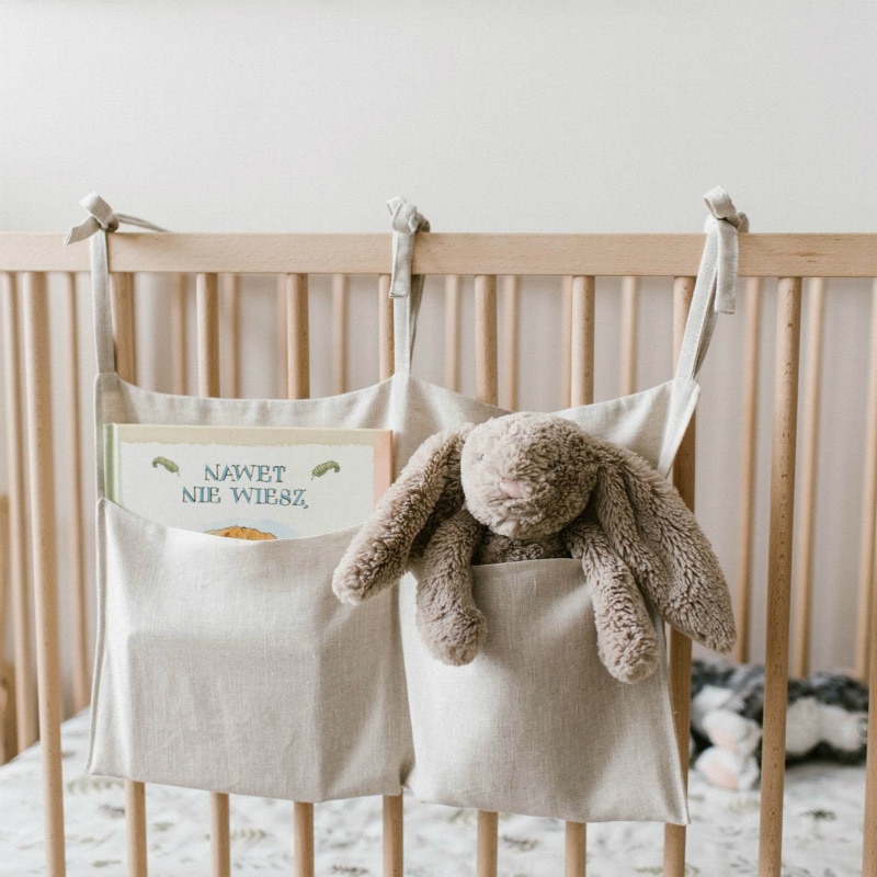 Canvas Baby Crib Organiser