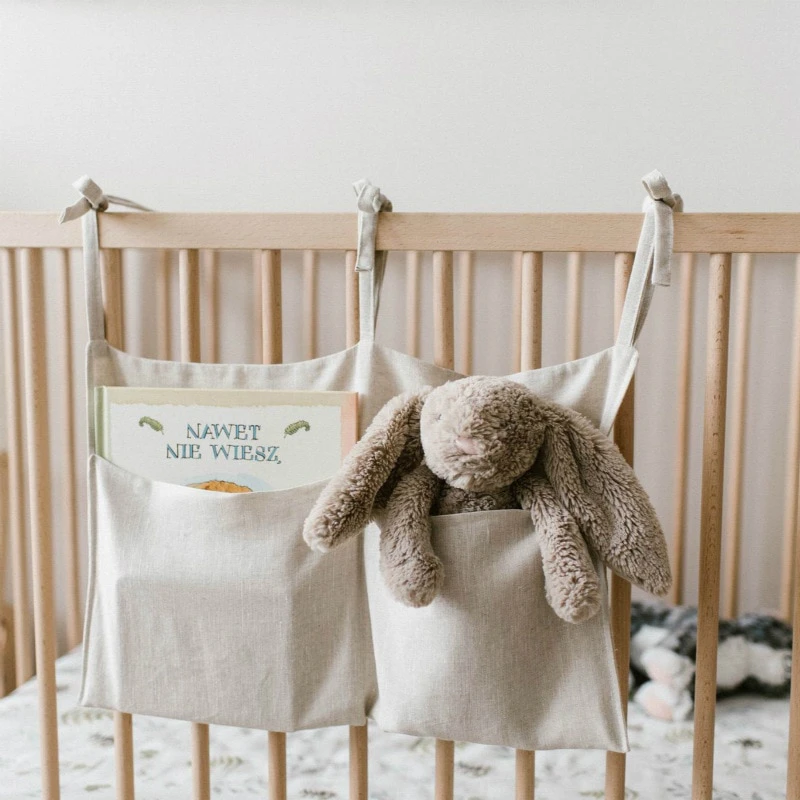 Canvas Baby Crib Organiser