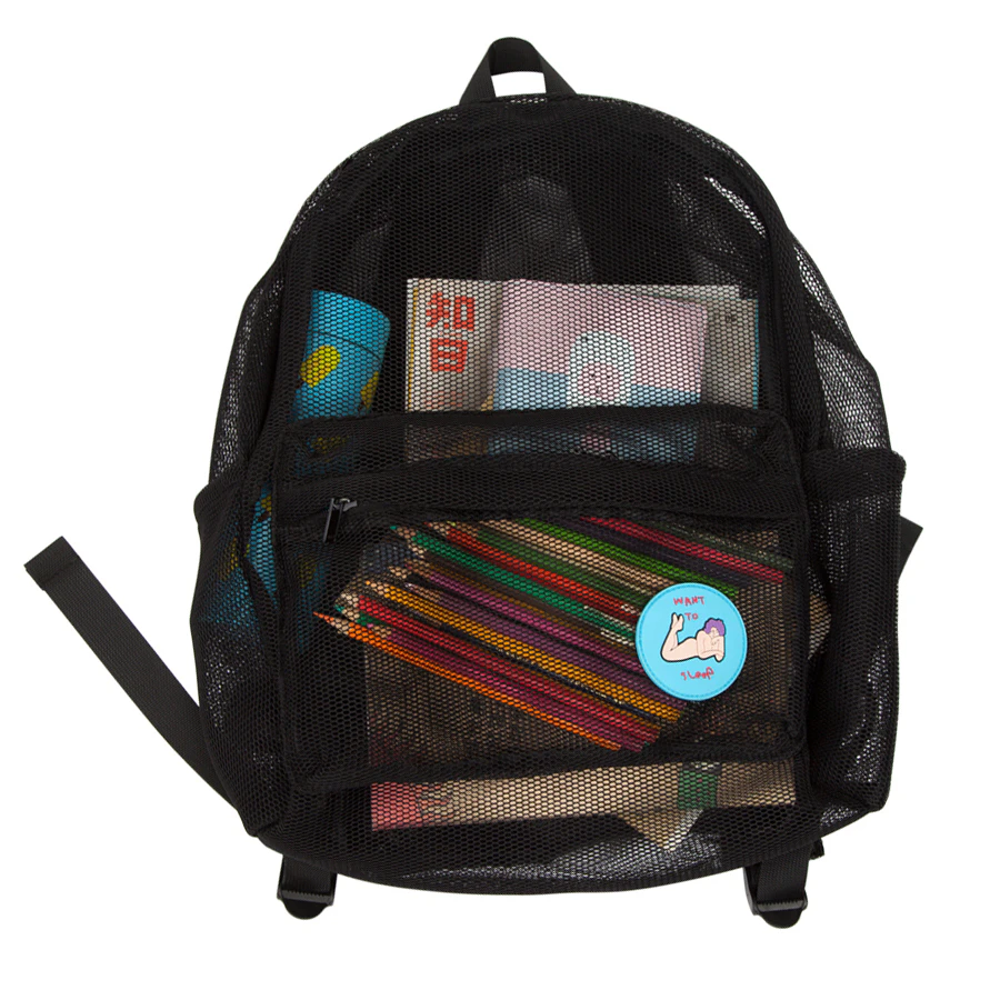 Transparent Mesh Backpack