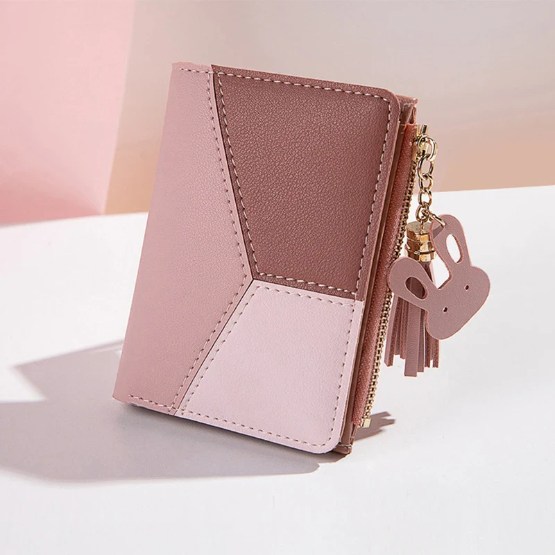 Patchwork PU Wallet