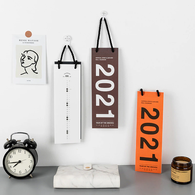 Hanging 2021 Wall Calendar