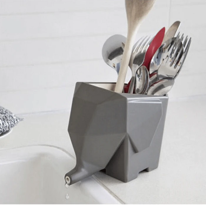 Elephant Polygon Drip Storage Box