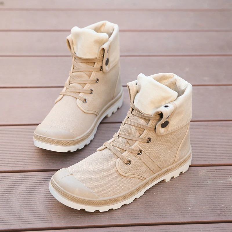Canvas Outdoor Boot High Top