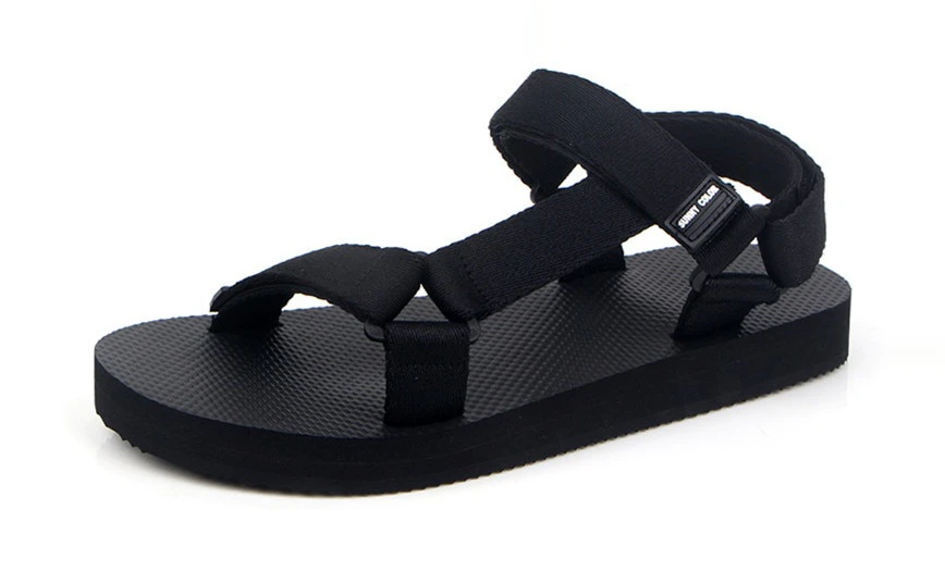 Black Strap Eva Foam Sandals